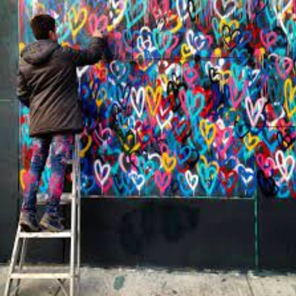 SKECHERS WOMEN'S POPPY DRIPPIN LOVE X JAMES GOLDCROWN LOVEWALL SHOE SIZE… - Picture 12 of 12